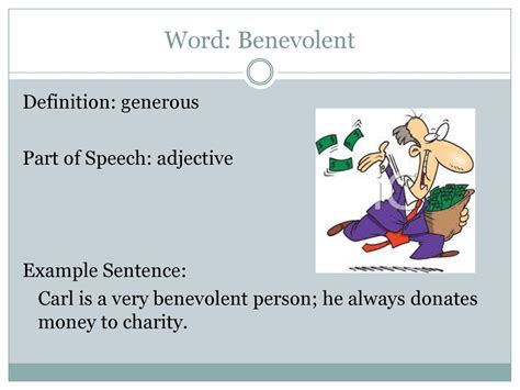 benevolent sentence examples|benevolent meaning and sentence.